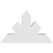 Ekena Millwork Richland Architectural Grade PVC Gable Bracket, 36"W x 22 1/2"H x 6"D x 6"F, 15/12 Pitch GBP036X23X0606RIC00 - alternate 3